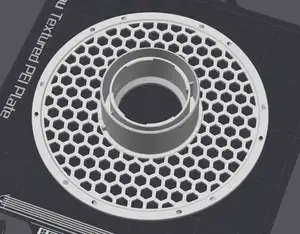 Bambu Lab reusable spool holder improved hexagon patern