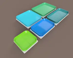 Stackable Trays with Gridfinity Base (5 Sizes)