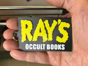 Ghostbusters Ray's Occult Books Keychain