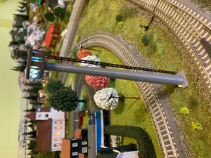 Osvetľovací stožiar na železničnej stanici / Lighting mast at the railway station (TT - 1:120)