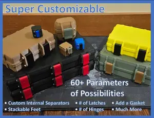 Super Customizable Rugged Box in OpenSCAD