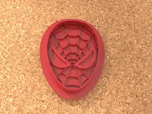 Spiderman two-part Cookie cutter with handle