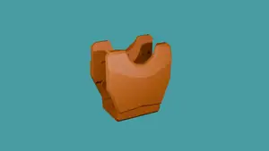 Blank chest piece for dummy 13