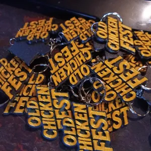 OLD CHICKEN FEST KEY RING