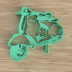 Vespa Piaggio Scooter Cookie Cutter – Retro Baking Fun