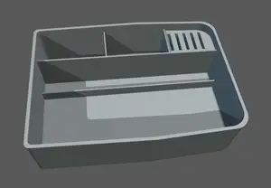 Centre console tray insert for Kia Soul