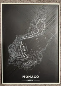Monaco Circuit F1 - HueForge