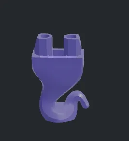Lego Gene Minifigure Legs, ghost