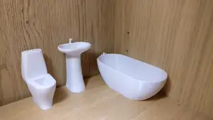 Dollhouse Bathroom Set 1:12 (old version)