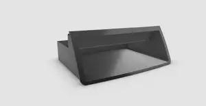 Toyota Yaris glove compartment - Standard radio exclusion