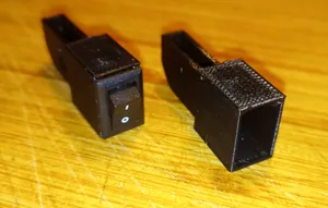 CR2032 single cell holder with integrated cradle switch box