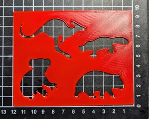 Australian Animal Stencil