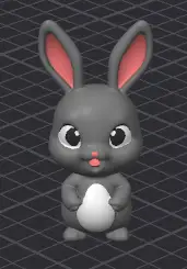 Sunny The Bunny - 3D Animal Cartoon Creature Figure (Pre Painted) MMU/MMS/AMS