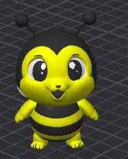Dee The Bee - 3D Animal Cartoon Creature Figure (Pre Painted) MMU/MMS/AMS