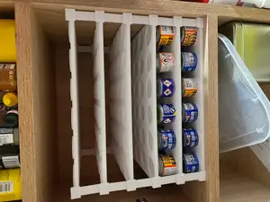 Paint can organizer for Revell cans - organizér/paletky pro skladování modelářských barev - Revell plechovek