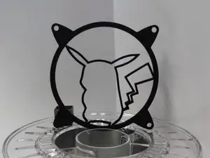 Pokemon fan cover 120 mm (PKM-02) - Pikachu hollow