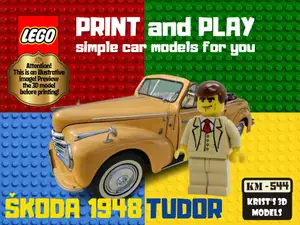 LEGO Škoda Tudor 1948 Cabrio