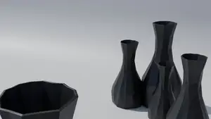 Low poly Design Vase / Flowerpot