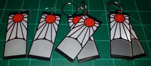 Demon Slayer Hanafuda Earrings (Charm)