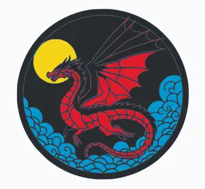 Dragon in the clouds
