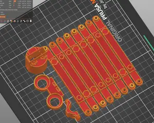 Brass heat-set insert tool - DIN 914 M3 nuts mod
