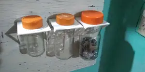 Soporte para frascos de cafe