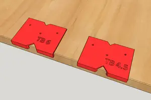 Blum Clip Top Concealed Hinges drilling template