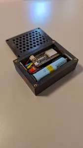 Precise battery powered temperature sensor ESP32 BMP388