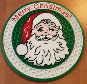 Santa Claus Coasters - Multiple Languages