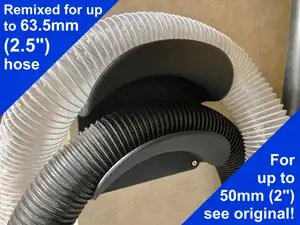 VACUUM HOSE HANGER (DOUBLE) - for hose up to 63.5 mm (2.5 inch) v.1.2