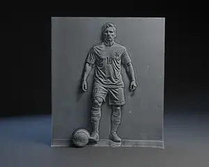 Lionel Messi Bas Relief.