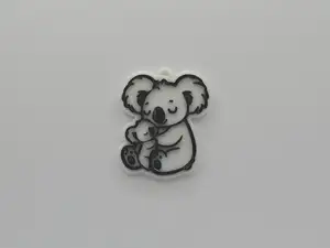 Koala Mom And Son Keychain