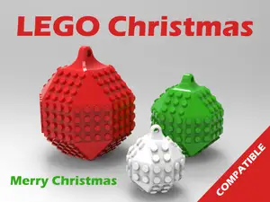 LEGO Christmas balls - LEGO Compatible