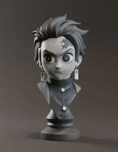 Tanjiro Kamado 3D-Büste
