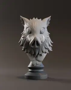Inosuke Hashibira 3D-Büste