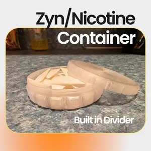 Zyn/Snus Nicotine Pouch Container - Divided