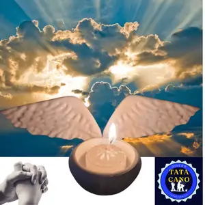 Porta Vela Alas de Angel (Angels wings Candle Holder)