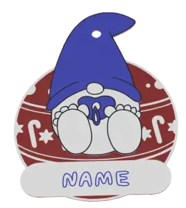 Newborn christmas ornament gnome