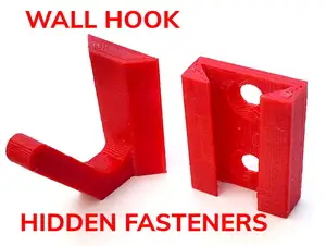 Wall Hook - Hidden Fasteners