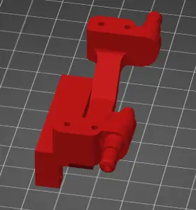 wpl c24 servo axle mount with 10mm lift