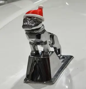 Mack Bulldog Santa Hat