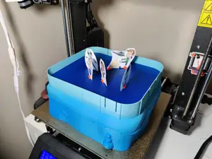 Ice Rink Diorama for Alien3D UFO Box Dec 2021