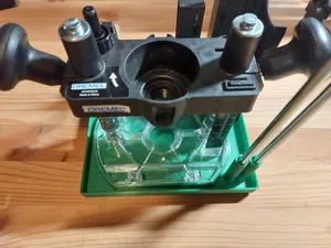 Gridfinity Dremel router holder