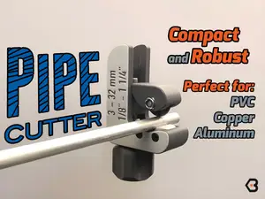 Compact Pipe Cutter: Precise and Versatile Tool for PVC, Copper, and Aluminum Pipes