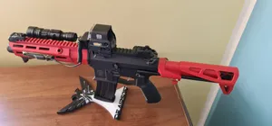 Double Eagle M4/AR15 Stand with embedded Logo.