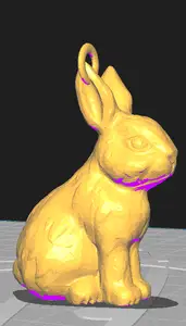 hare keychain