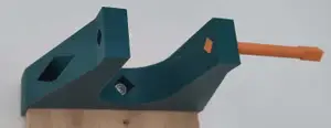 Freestanding guitar stand and wall hook