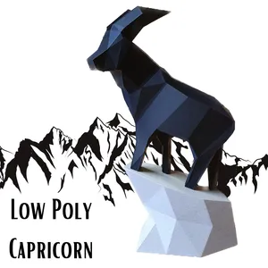 Low Poly Capricorn