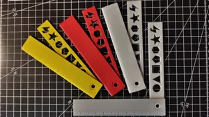Foldout Stencil Ruler