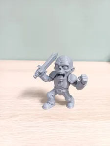 Zombie Knight Figurine (Sword Raised)